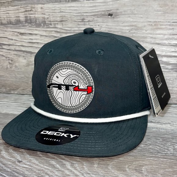 GMC AT4 Topo 3D Classic Rope Hat- Charcoal/ White - Picture 3 of 4